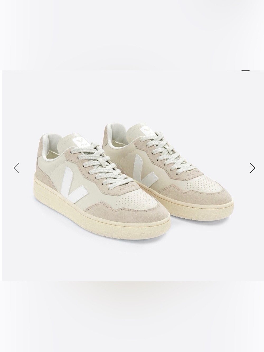 Veja V -90 womens leather sneakers sz 40/9 brand new without box